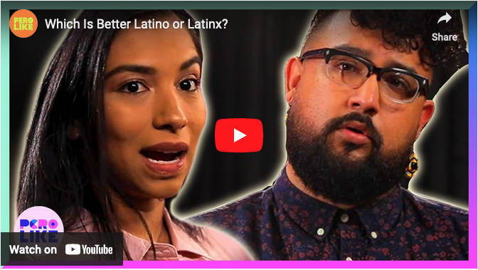 Still from the YouTube video "Which Is Better Latino or Latinx"